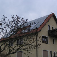 Buchenweg - Solarstromanlage fertig montiert