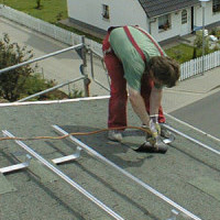 Montage Solaranlage Teicha